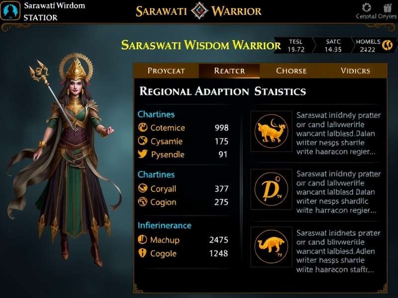 Saraswati Wisdom Warrior gameplay screenshot